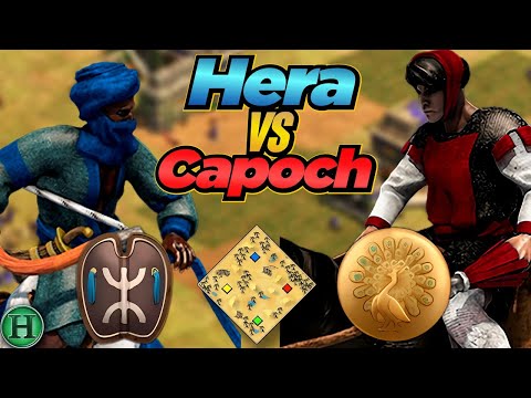 Berbers vs Burmese | 1v1 Arabia | vs Capoch | AoE2