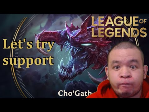 Noob Diary: Cho'gath Gameplay #3 | Let's try support | League of Legends | No Commentary