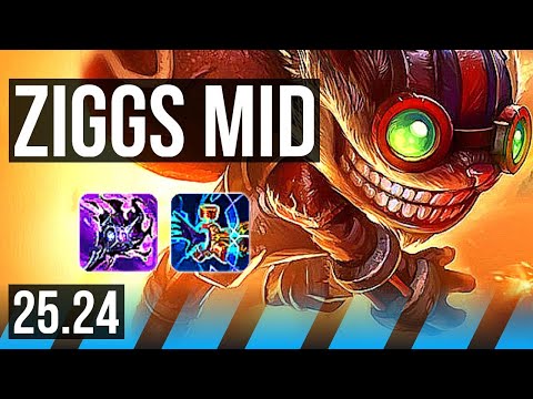 ZIGGS vs AHRI (MID) | EUW Challenger | 25.24