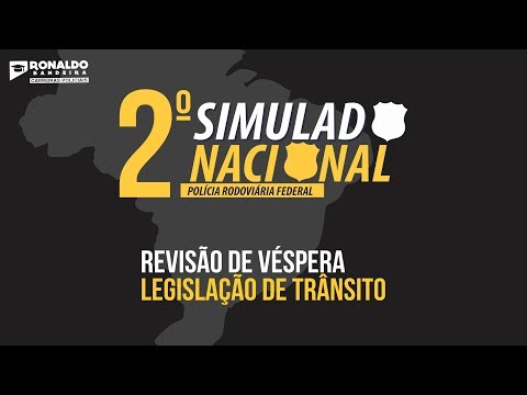 REVISÃO DE VÉSPERA - 2º SIMULADO NACIONAL PRF