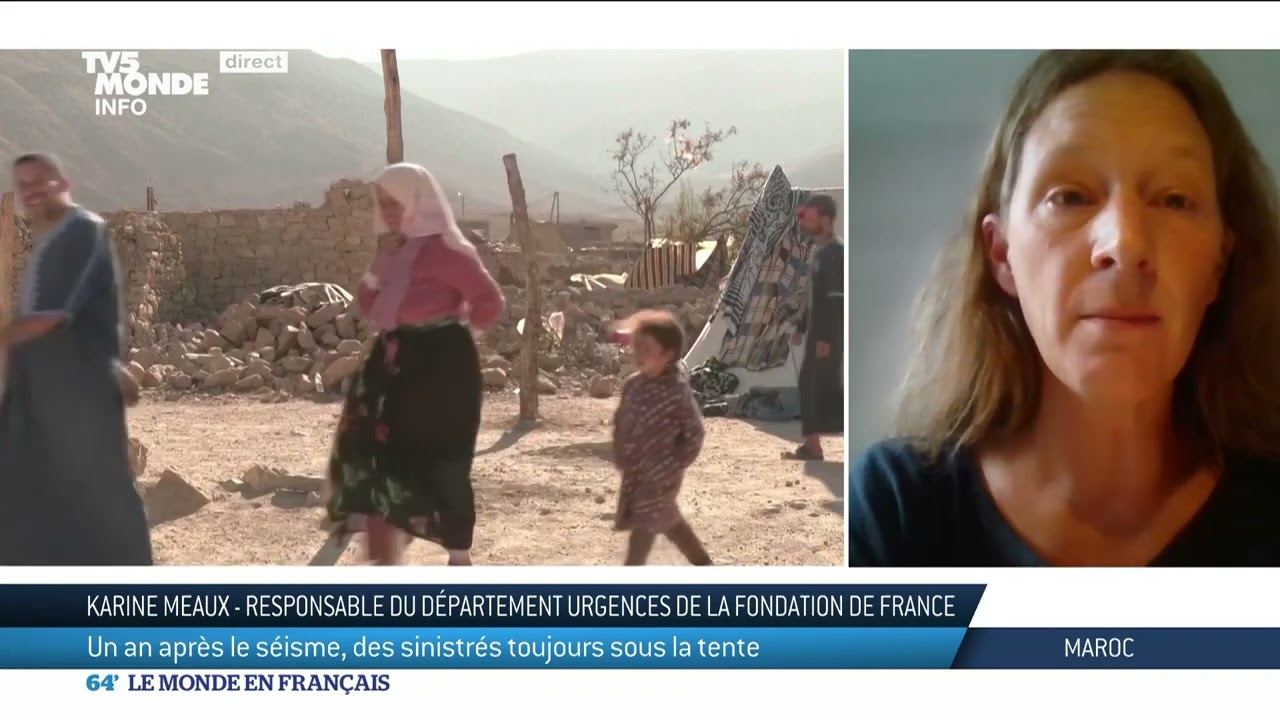 Maroc : un an après le séisme, des sinistrés toujours sous la tente