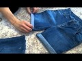 Как из старых джинс сделать шорты 