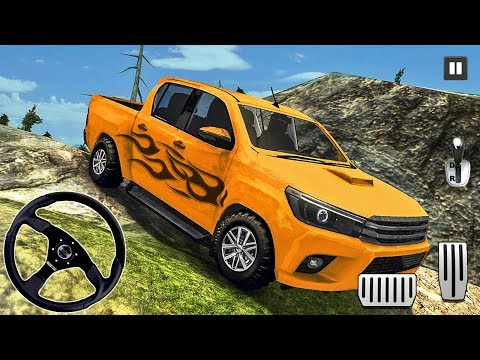 Offroad Trails Pickup Truck Driving - 4x4 Jeep Drive Simulator - Android Gameplay