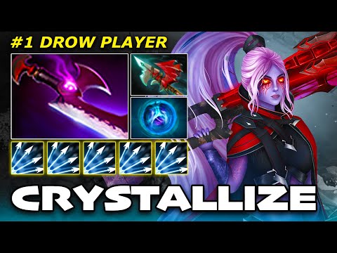 Crystallize DROW RANGER [S-Tier CARRY 7.35d] - Full Match Dota Class