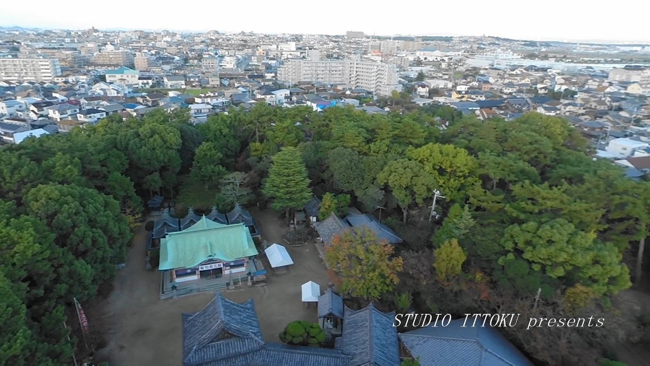 住吉神社(中尾)のドローン空撮 Youtube動画