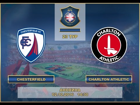 AFL. England. Championship. 23 tour. Chesterfield - Charlton