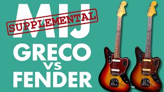 Video thumbnail for MIJ Supplemental #1: Greco JG700 vs Fender Japan Jaguar! by Mike & Mike's Guitar Bar