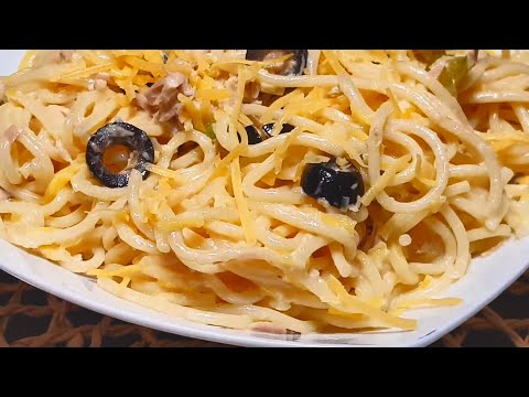 One-Pan Creamy Tuna Alfredo Pasta