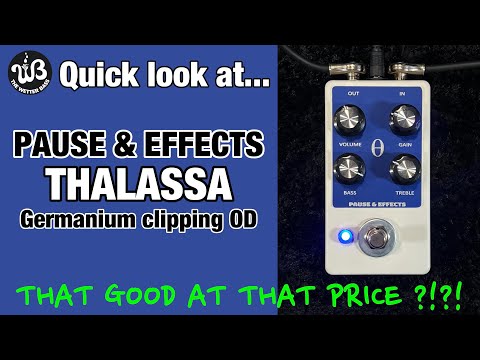 Pause & Effects Thalassa - Germanium clipping overdrive image 5