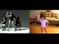 Маленькая девочка танцует как Beyonce (Бьонс, Бейонс) 