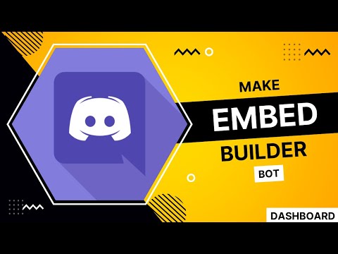 How to make embed builder bot with dashboard | Fast, Easy & 24/7 | Uo