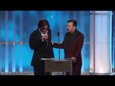 Ricky Gervais Jokes & The Golden Globe Awards 2010 2011 2012 (humiliation)