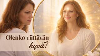 Olenko riittävän hyvä?