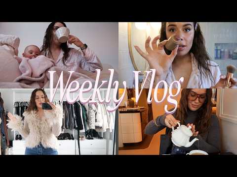 WEEKLY VLOG: Wavy hair tutorial, H&M Cos Zara + ASOS haul, and baby no2??? 👀 | Suzie Bonaldi