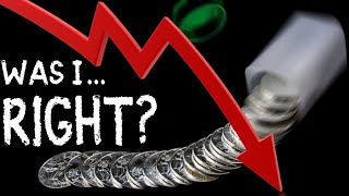 My Silver Price Drop Prediction May Be Right!  Will Silver Quickly Rebound?