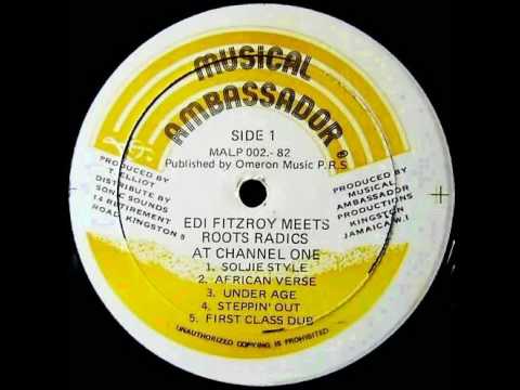 DUB LP- EDI FITZROY MEETS ROOTS RADICS AT CHANNEL ONE - Juvenile Delinquent