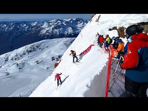 Gefährlichste Ski-Abfahrt der Alpen: Le Tunnel in Alpe d'Huez ⚠️