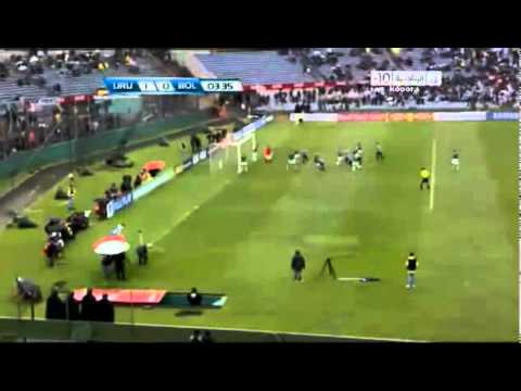 Uruguay vs Bolivia 4-2 Suarez Goal 7/10/2011