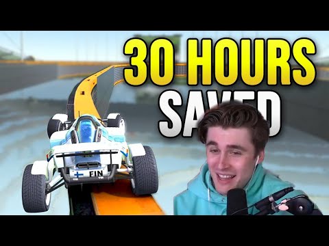 Ludwig Reacts to The Quest for the Biggest Trackmania Shortcut