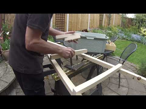 the small shed #510 - making garden obelisks