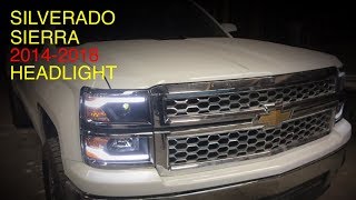 Chevrolet  Silverado Headlight  Replacement (2014-2015)