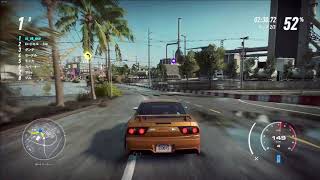 NFS Heat  180NX RUN#9　サーキットバトル　レアベア