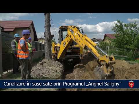 Canalizare în șase sate prin Programul Național de Investiții „Anghel Saligny” (22.05.2023)