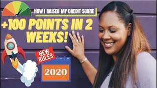 HOW TO INCREASE YOUR CREDIT SCORE 100 POINTS IN 2 WEEKS! NEW RULES IN 2020!