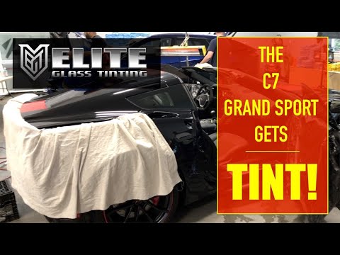 The C7 Corvette Grand Sport Gets Tint!