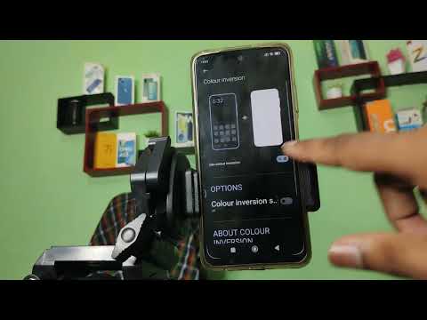 Redmi 9 Pro 5G enable colour inversion, how to enable colour inversion