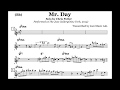 (Bb) Transcription of Chris Potter on Mr. Day (Live Performance at The Jazz Gallery)