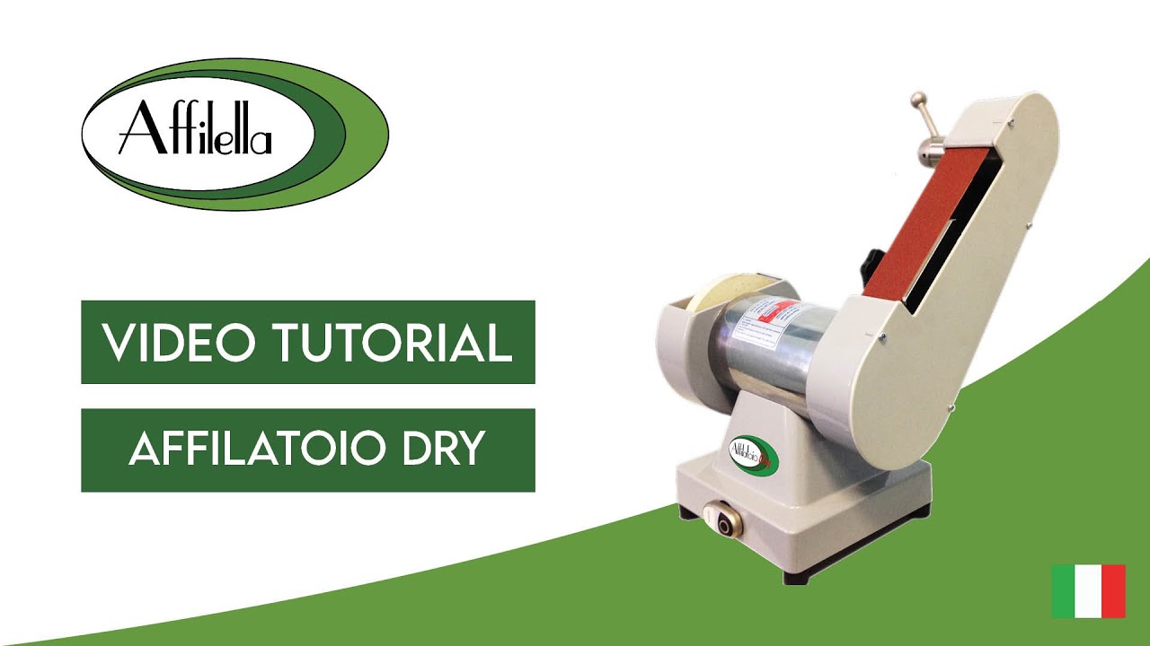 Video tutorial AFFILATOIO DRY - Affilatrice professionale per coltelli da cucina e forbici