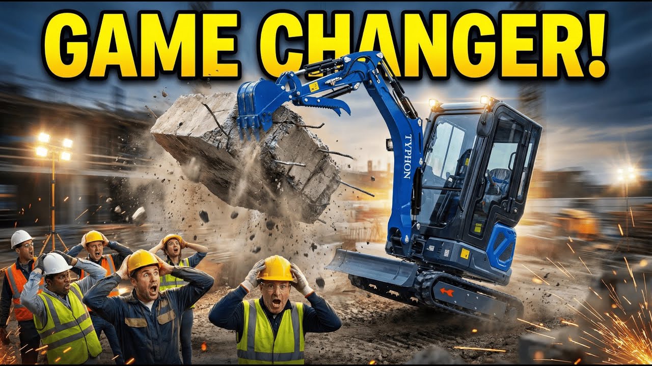 Top Compact & Mini Excavator Diggers- TYPHON Machinery