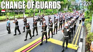 Change of Guards May 2026 - Holyrood Quick March - Istana, Singapore 🇸🇬 [4K]