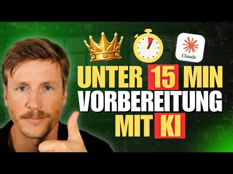Ich habe meine Unterrichtsplanung mit KI auf 15 Minuten reduziert - So geht's!