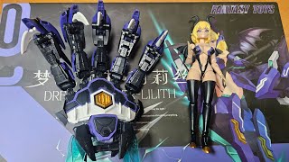 昼すぎからの、プラモごっつ。なんと、隠れ良作プラモだった。ドリームマスターリリス。中華美少女プラモデル。みっくすろーるファミリー。