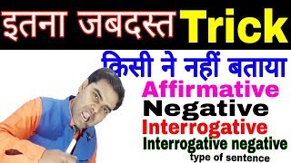 Affirmative, Negative, Interrogative Statements | Grammar Made Simple | Unit 2 | by dear sir dsl sir