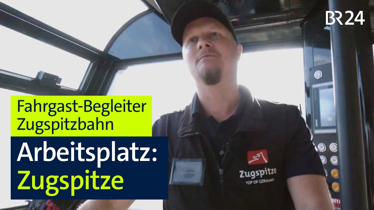 Zugspitzbahn: Ein Tag mit Fahrgast-Begleiter Thorben Maue I Abendschau I BR24