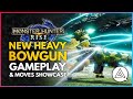 Monster Hunter Rise | New Heavy Bowgun Weapon Gameplay & Moves Showcase