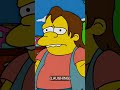 Nelson Muntz The Bully Gets Bullied The Simpsons Short