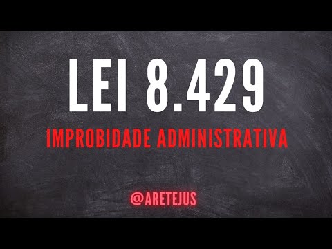 Lei 8.429 Lei de Improbidade Administrativa Audiobook 🎧📚