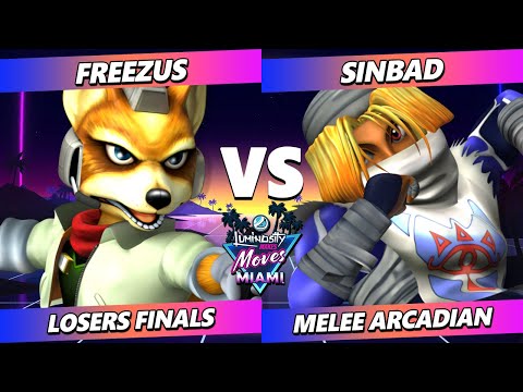 LMM Miami 2023 Losers Finals - Freezus (Fox) Vs. Sinbad (Sheik) Smash Melee - SSBM