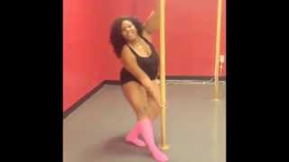 Plus Size Pole Progress: Journey through Beginner Spins