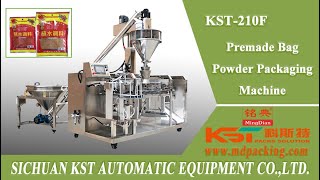 KST-210F Premade Bag Packaging Machine for Chilli Powder