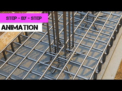 Centred Column Combined Footing Reinforcement