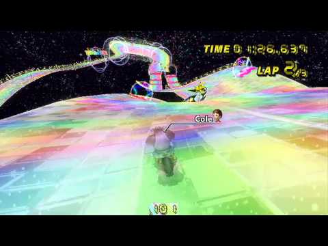 [MKWii] Rainbow Road World Record - 2' 28" 812 by Cole (new strat)
