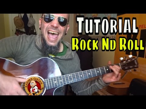 Como tocar ROCK ND ROLL en GUITARRA; Tutorial Nivel Intermedio