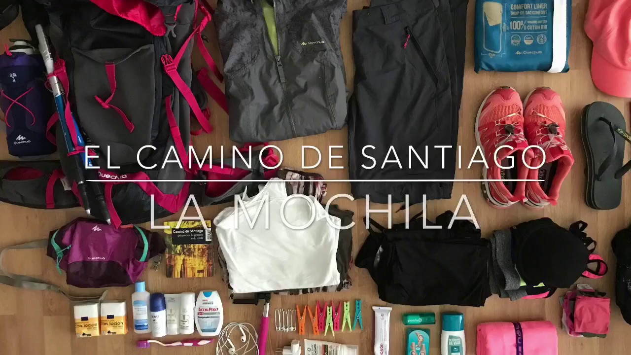 EL CAMINO DE SANTIAGO. LA MOCHILA.