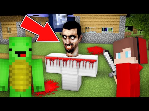 Scary SKIBIDI TOILET TOTEM vs JJ and Mikey Security House Base in Minecraft Challenge - Maizen GOLEM