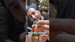 Negotiating For A $35,000 Zambian Emerald #traxnyc #gemstones #shorts